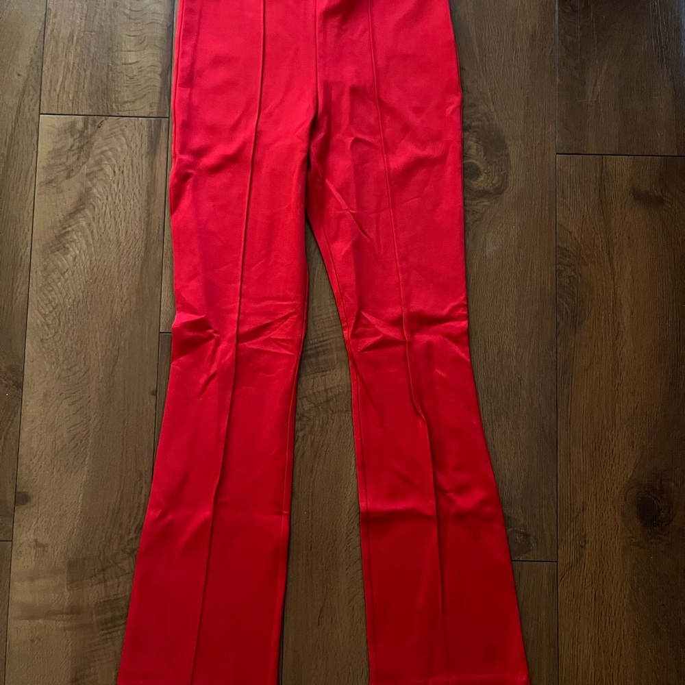NWT GAP Women's Red Legging Style Tailored Work Pant - Picture 2 of 4
